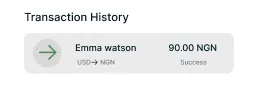 Transaction History